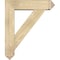 Ekena Millwork Traditional Arts and Crafts Rough Sawn Bracket w/ Offset Brace, Douglas Fir, 8"W x 32"D x 38"H BKT0806X32X38TRA03RDF - alternate 3